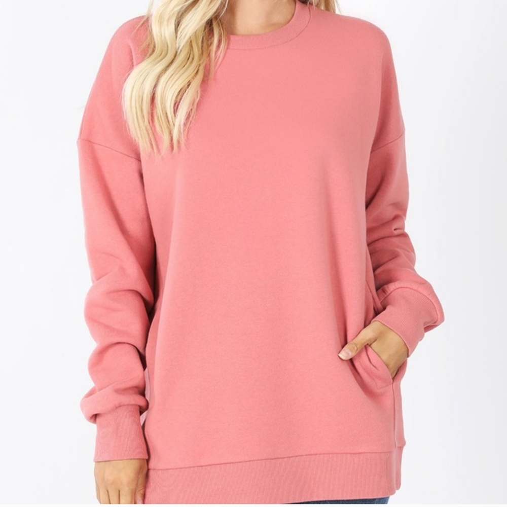 Zenana Rose Supersoft Sweatshirt